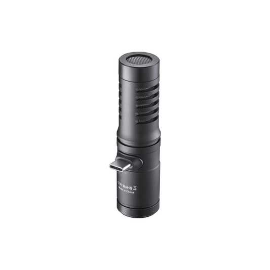 Unboxed Godox Geniusmic UC ultracompact smartphone microphone with USB Type-C connector for plug-and-play mobile recording, vlogging, and interviews