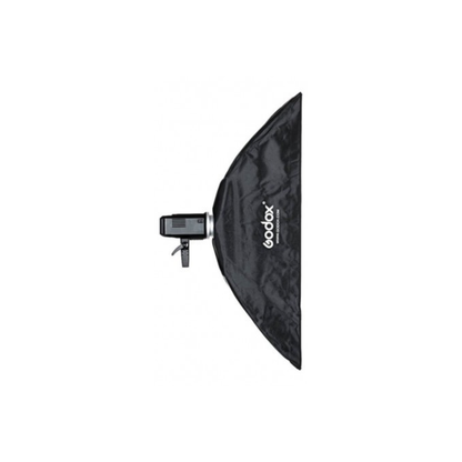 Unboxed Godox SB-FW35160 strip softbox with grid and Bowens mount for studio flash lighting setup at Camera Club