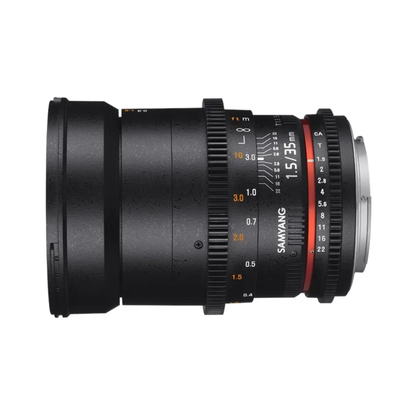 USED I Samyang VDSLR II 35mm T1.5 Cine Lens