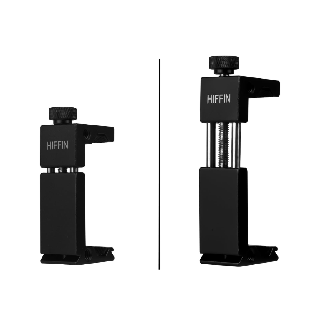 Hiffin HF-05 Aluminium Phone Tripod Mount with Cold Shoe