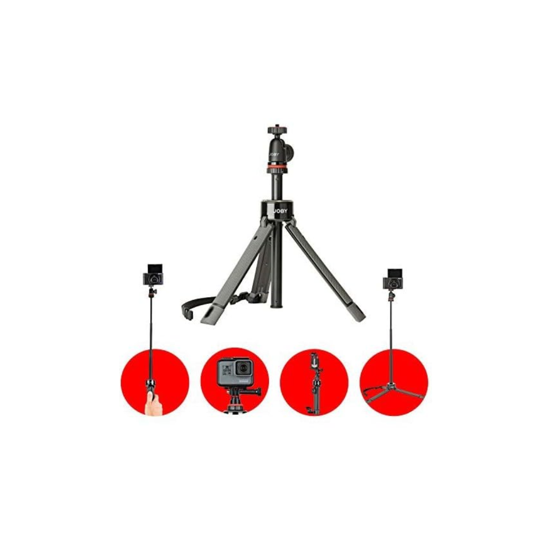 Unboxed Joby JB01548-BWW TelePod PRO Kit Black Charcoal tripod and monopod for cameras and smartphones