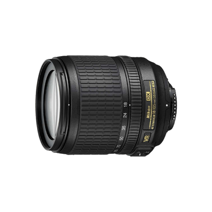 Used Nikon AF-S DX 18-105mm f/3.5-5.6G ED VR zoom lens for Nikon DSLR cameras at Camera Club