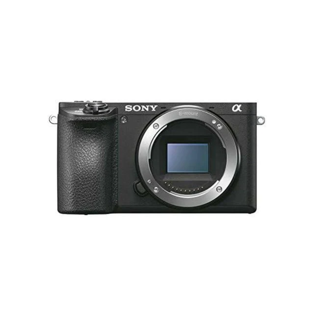 Used Sony Alpha a6500 Mirrorless Digital Camera body available at Camera Club with 24.2MP APS-C sensor, 4K video recording, and fast autofocus.