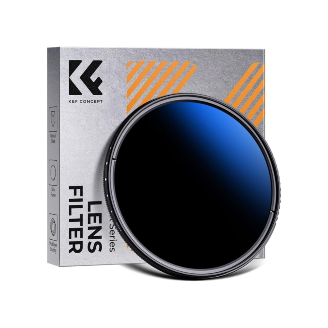K&F Concept Classic ND2 to ND400 Variable ND Filter for DSLR and mirrorless cameras