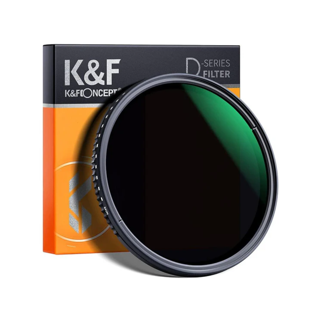 K&F Concept Nano-X ND8 to ND2000 variable ND filter for DSLR and mirrorless cameras