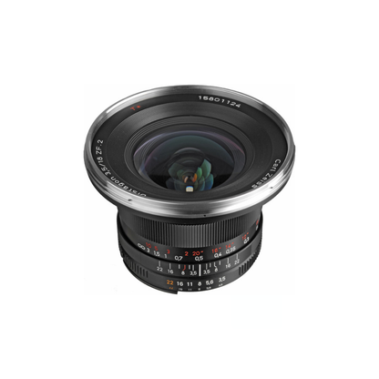 Used ZEISS Distagon T* 18mm f/3.5 ZF.2 ultra-wide prime lens for Nikon F mount available at Camera Club.