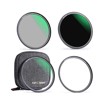 K&F Concept magnetic filter kit with MCUV CPL and ND1000 lens filters