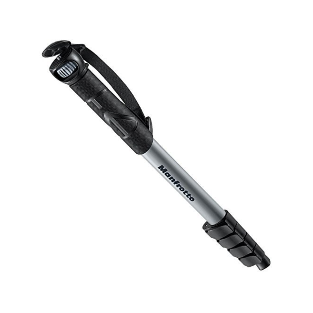 Manfrotto Compact Monopod Black lightweight portable camera support for stable photography and videography