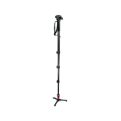Manfrotto fluid video monopod with head for smooth video shooting and stability