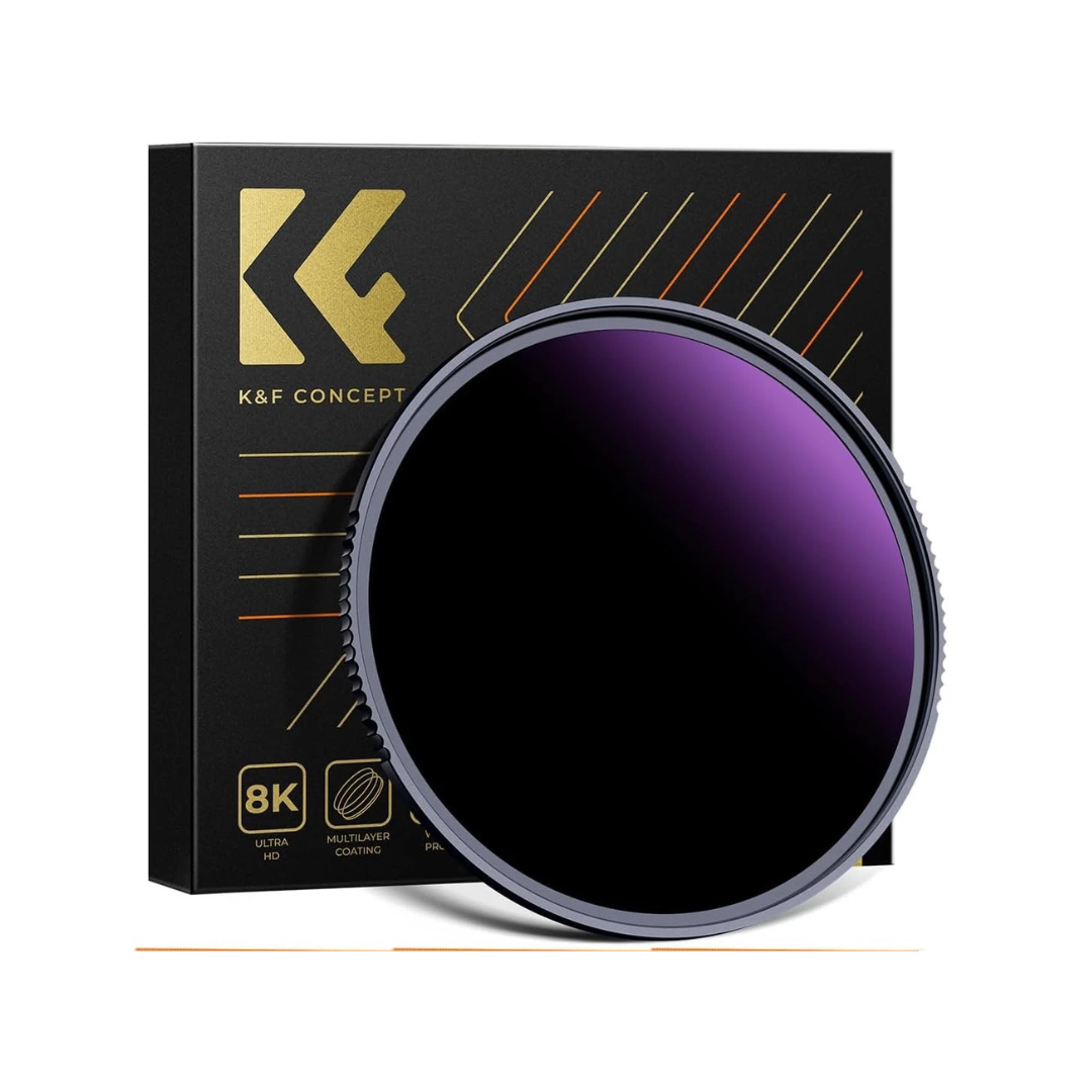 K&F 82MM 4-Line Short Starlight Filter for creative starburst light effects