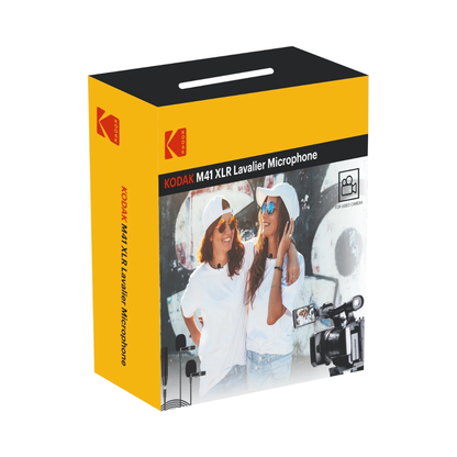 KODAK Lavalier Microphone Series clip-on mic for clear audio recording