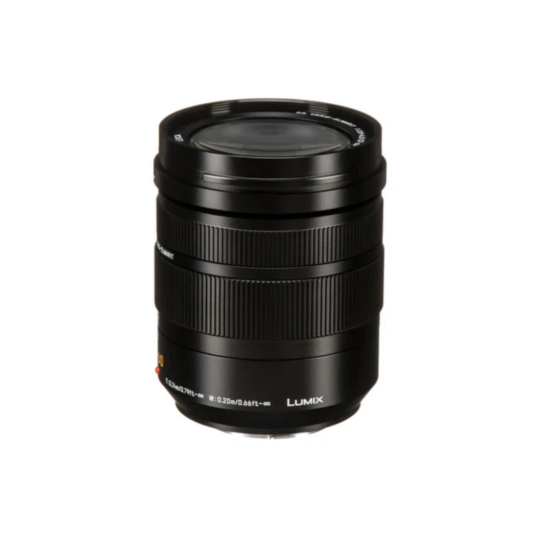 Leica DG Vario-Elmarit 12-60mm f/2.8-4.0 ASPH Power O.I.S. Macro Micro Four Thirds zoom lens for Panasonic Lumix cameras offering versatile wide to telephoto focal range and image stabilization