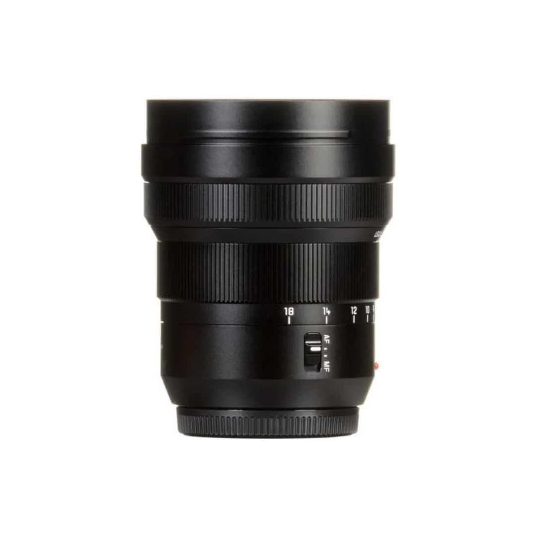 Panasonic Leica DG Vario-Elmarit 8–18mm f/2.8–4.0 ASPH ultra-wide angle zoom lens designed for landscape, architecture, and travel photography