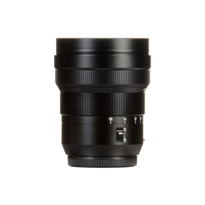 Panasonic Leica DG Vario-Elmarit 8–18mm f/2.8–4.0 ASPH ultra-wide angle zoom lens designed for landscape, architecture, and travel photography