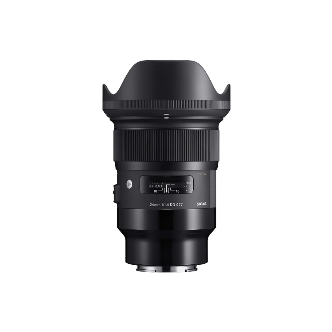 Sigma 24mm f1.4 DG DN HSM lens for Sony E mount wide angle prime