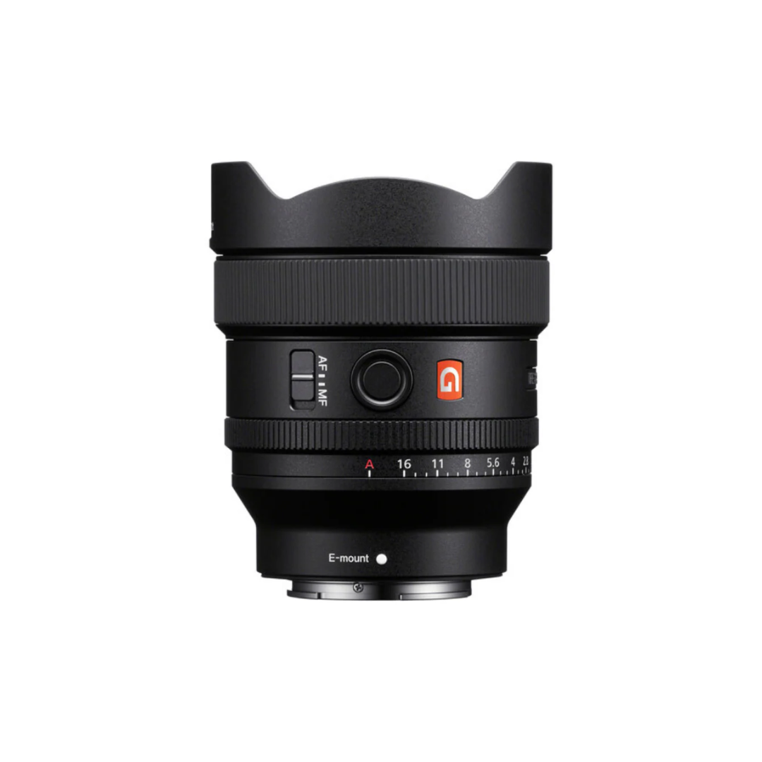 Sony FE 14mm f1.8 GM ultra wide prime lens for Sony E mount