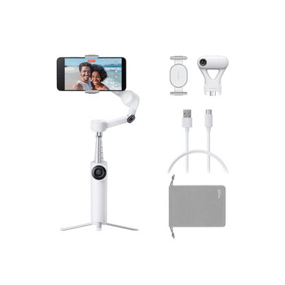 Insta360 Flow 2 Plus AI-powered smartphone gimbal with stabilization and smart tracking for mobile videography available at Camera Club