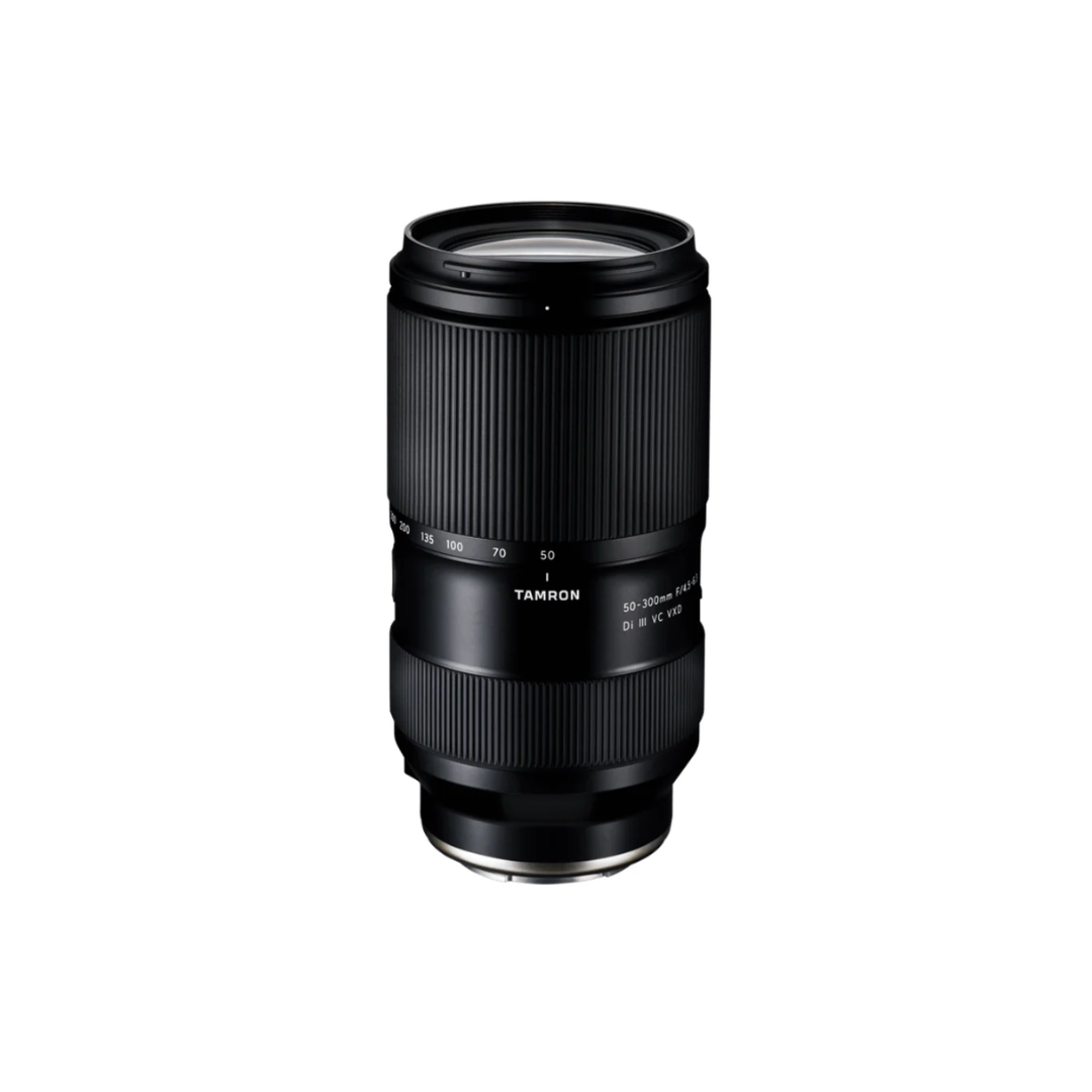 Tamron 50-300mm f4.5-6.3 Di III VC VXD telephoto lens for Sony full-frame mirrorless camera