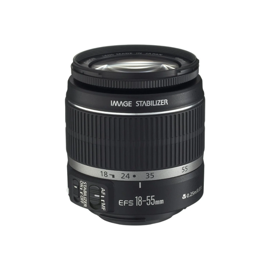 Used Canon EF-S 18-55mm f3.5-5.6 IS II SLR zoom lens for DSLR camera