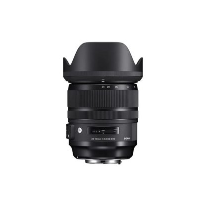 Sigma 24-70mm f/2.8 DG OS HSM Art Lens for Nikon F mount standard zoom lens front view