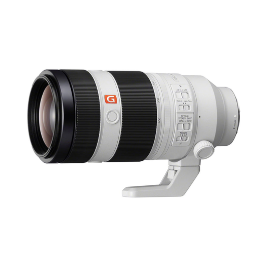 Used Sony FE 100-400mm f/4.5-5.6 GM OSS telephoto zoom lens for Sony mirrorless cameras available at Camera Club