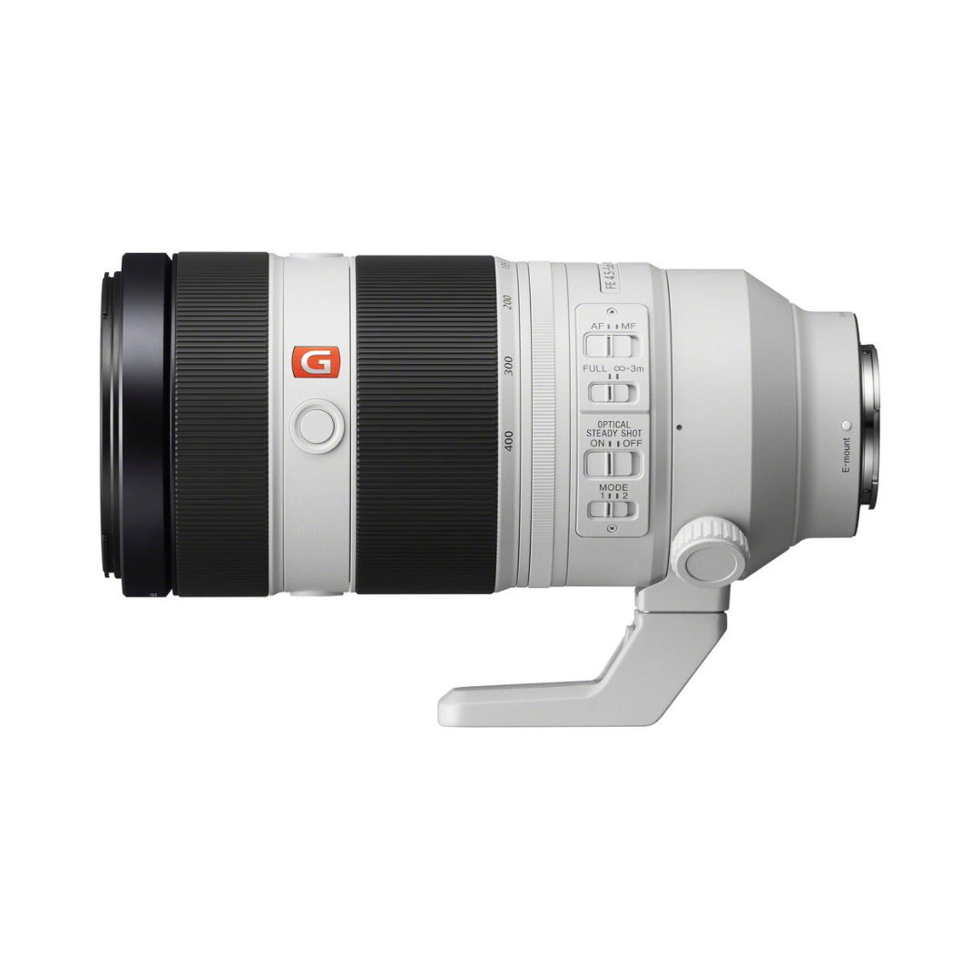 Used Sony FE 100-400mm f/4.5-5.6 GM OSS telephoto zoom lens for Sony mirrorless cameras available at Camera Club