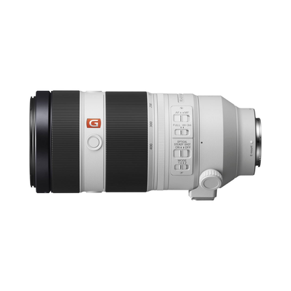 Used Sony FE 100-400mm f/4.5-5.6 GM OSS telephoto zoom lens for Sony mirrorless cameras available at Camera Club