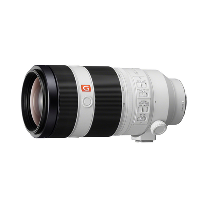 Used Sony FE 100-400mm f/4.5-5.6 GM OSS telephoto zoom lens for Sony mirrorless cameras available at Camera Club