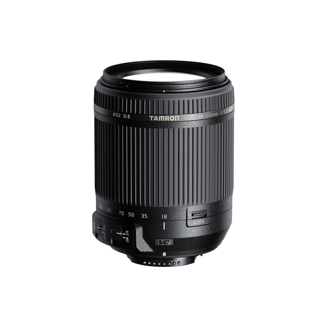 Used Tamron 18-200mm f/3.5-6.3 Di II VC lens for Nikon DSLR camera