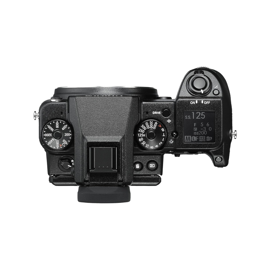 Used Fujifilm GFX 50S medium format mirrorless camera body at Camera Club