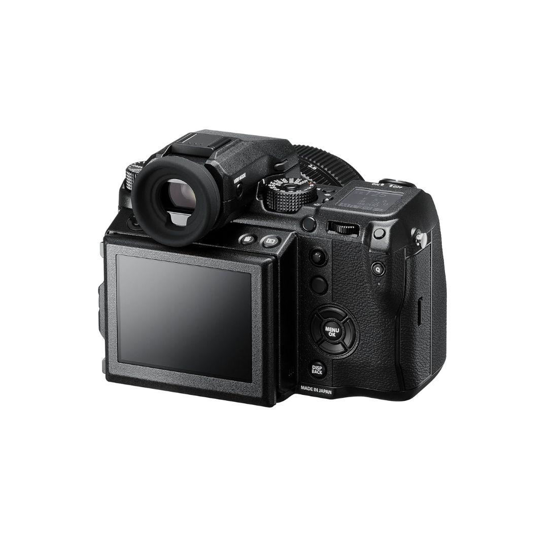Used Fujifilm GFX 50S medium format mirrorless camera body at Camera Club