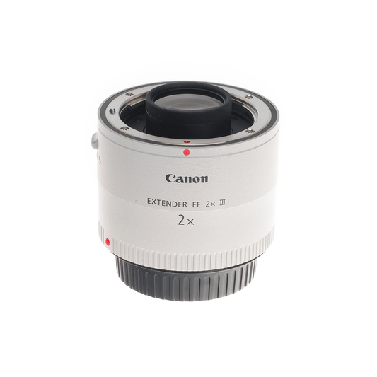 Used Canon Extender EF 2x III teleconverter lens for Canon EF mount cameras at Camera Club