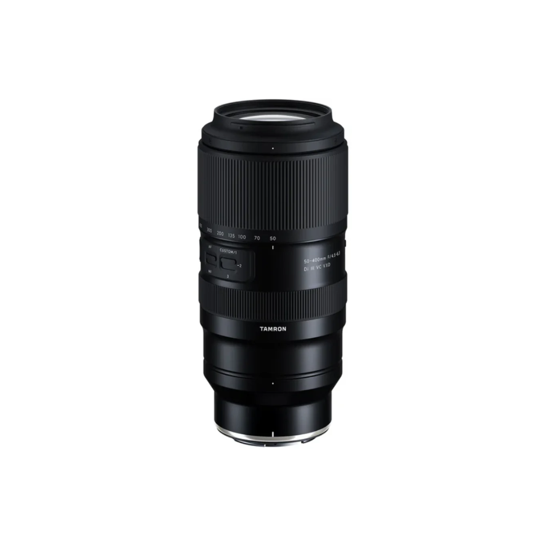 Tamron 50-400mm f/4.5-6.3 Di III VC VXD telephoto zoom lens for Sony E mount camera