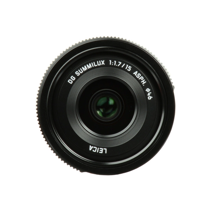 Used Panasonic Leica DG Summilux 15mm f1.7 ASPH wide angle lens Camera Club