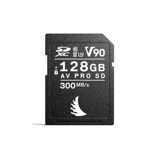 Used Angelbird AV PRO SD 128GB V90 UHS-II memory card high speed storage