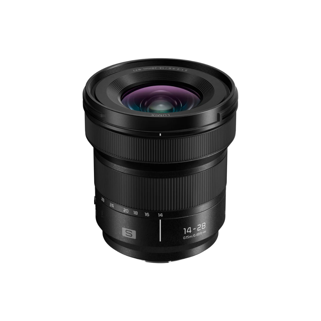 Panasonic Lumix S 14-28mm F4-5.6 Macro L-Mount ultra wide angle zoom lens