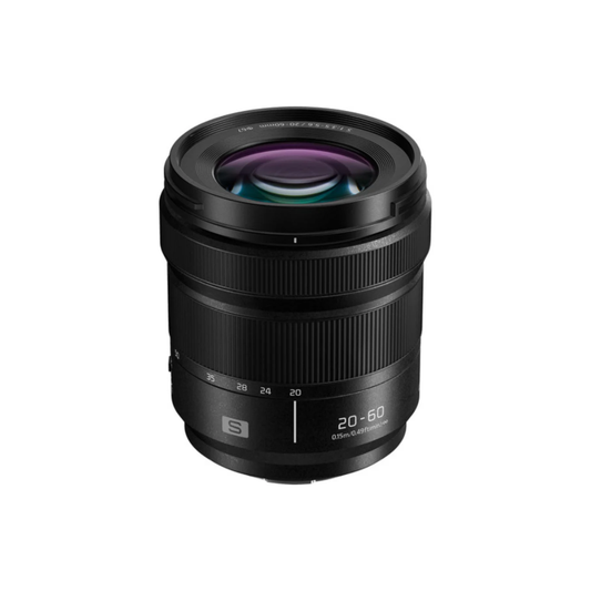 Panasonic Lumix S-R2060GC 20-60mm F3.5-5.6 L-Mount zoom lens for full-frame mirrorless cameras