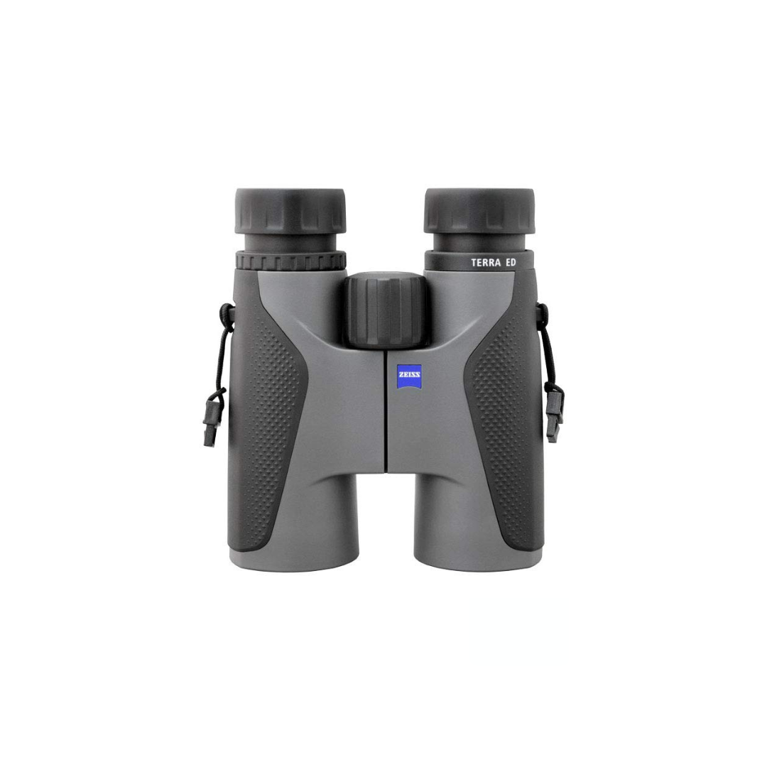Unboxed ZEISS Terra ED 8x32 Binoculars in Black/Grey with ED optics for sharp, bright viewing. Available at Camera Club.