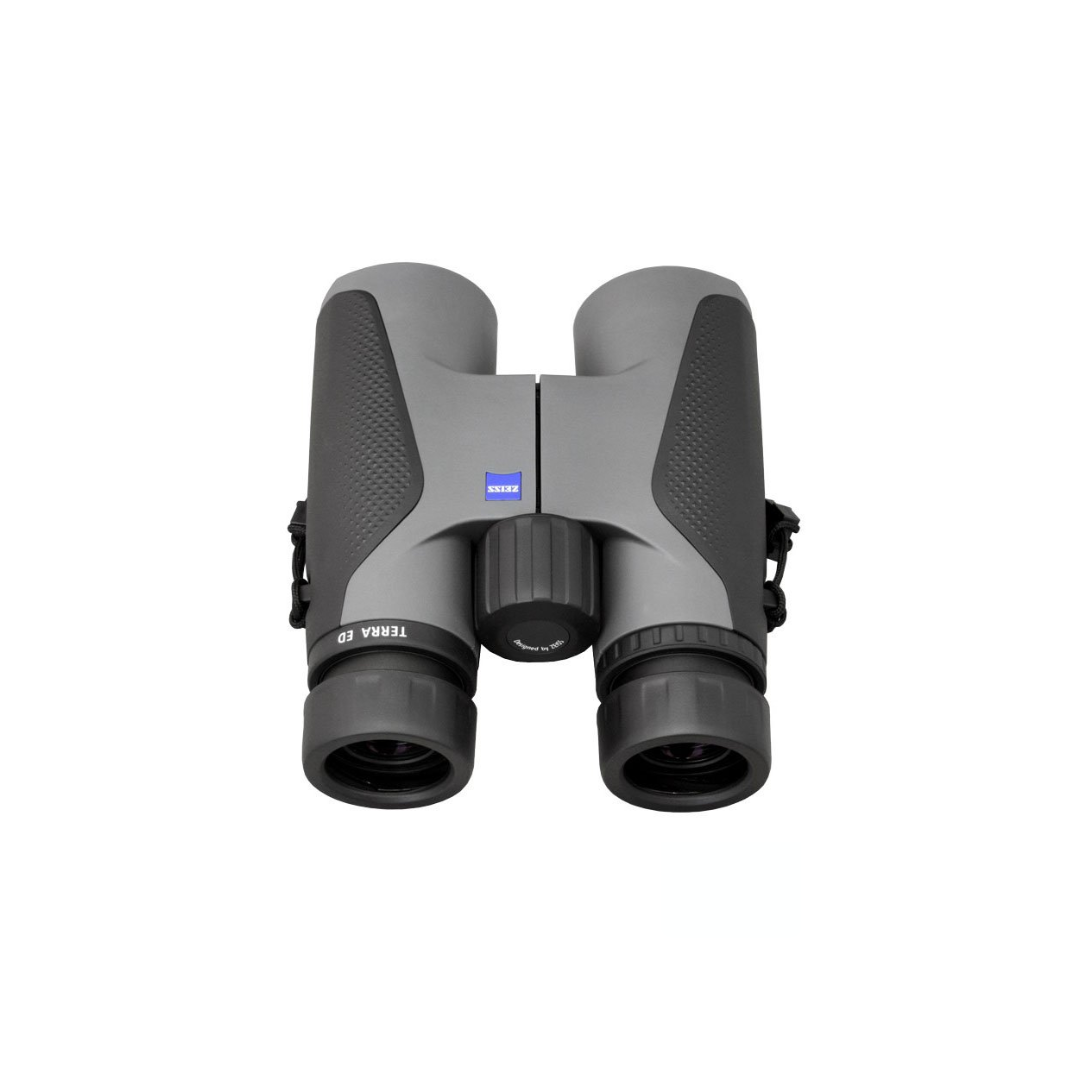 Unboxed ZEISS Terra ED 8x32 Binoculars in Black/Grey with ED optics for sharp, bright viewing. Available at Camera Club.