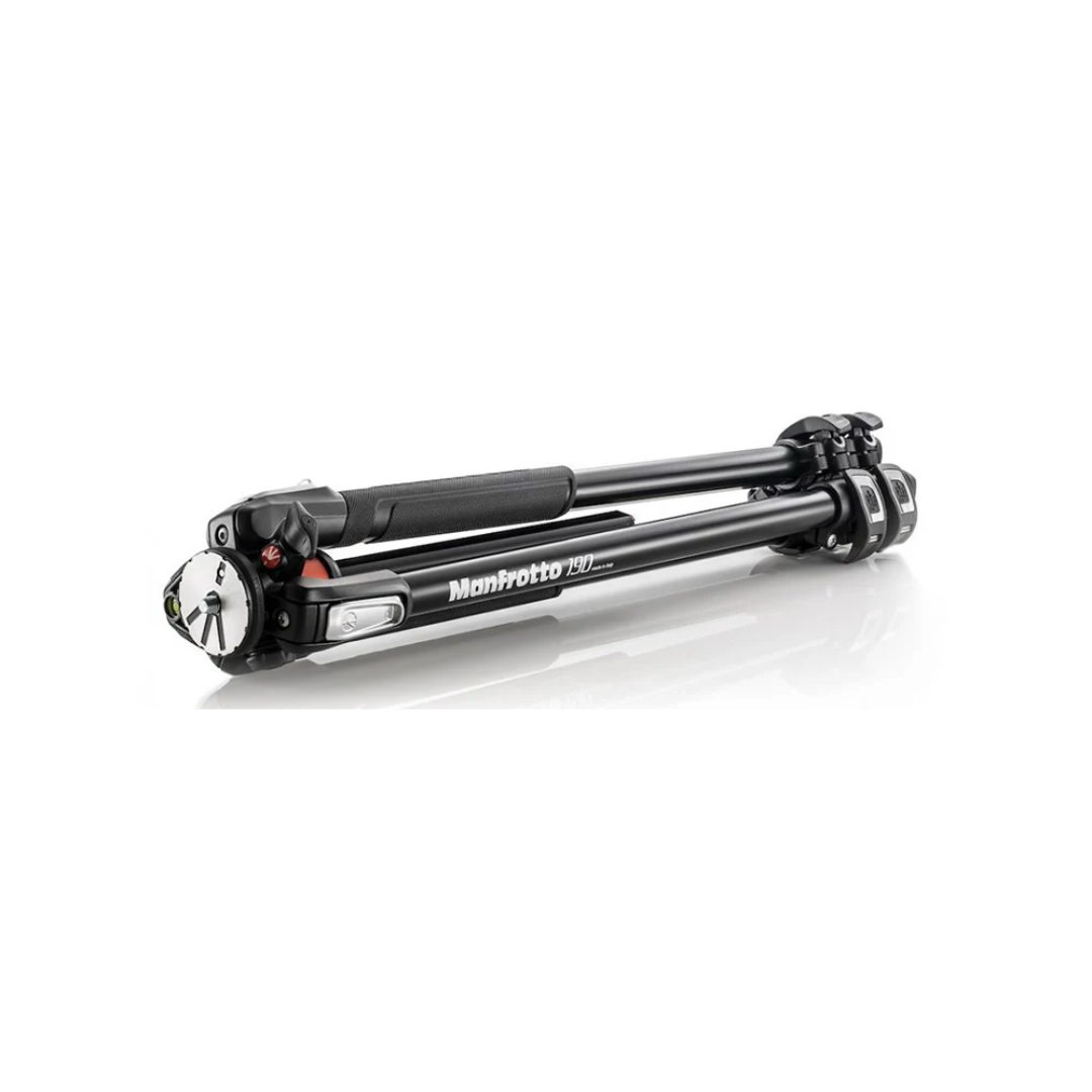 Unboxed Manfrotto MT190XPRO3 aluminum tripod with 3-section legs and horizontal center column available at Camera Club