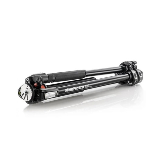 Unboxed Manfrotto MT190XPRO3 aluminum tripod with 3-section legs and horizontal center column available at Camera Club
