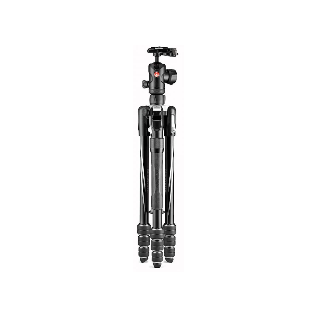 Unboxed Manfrotto Befree 2N1 Aluminum Travel Tripod Kit with Ball Head MKBFRTA4B-BHM for photography and videography