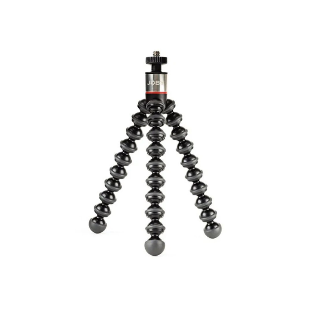 Unboxed JB01516-ORG JOBY GorillaPod 500 Action flexible tripod in black and charcoal for action cameras with adjustable legs and compact portable design.