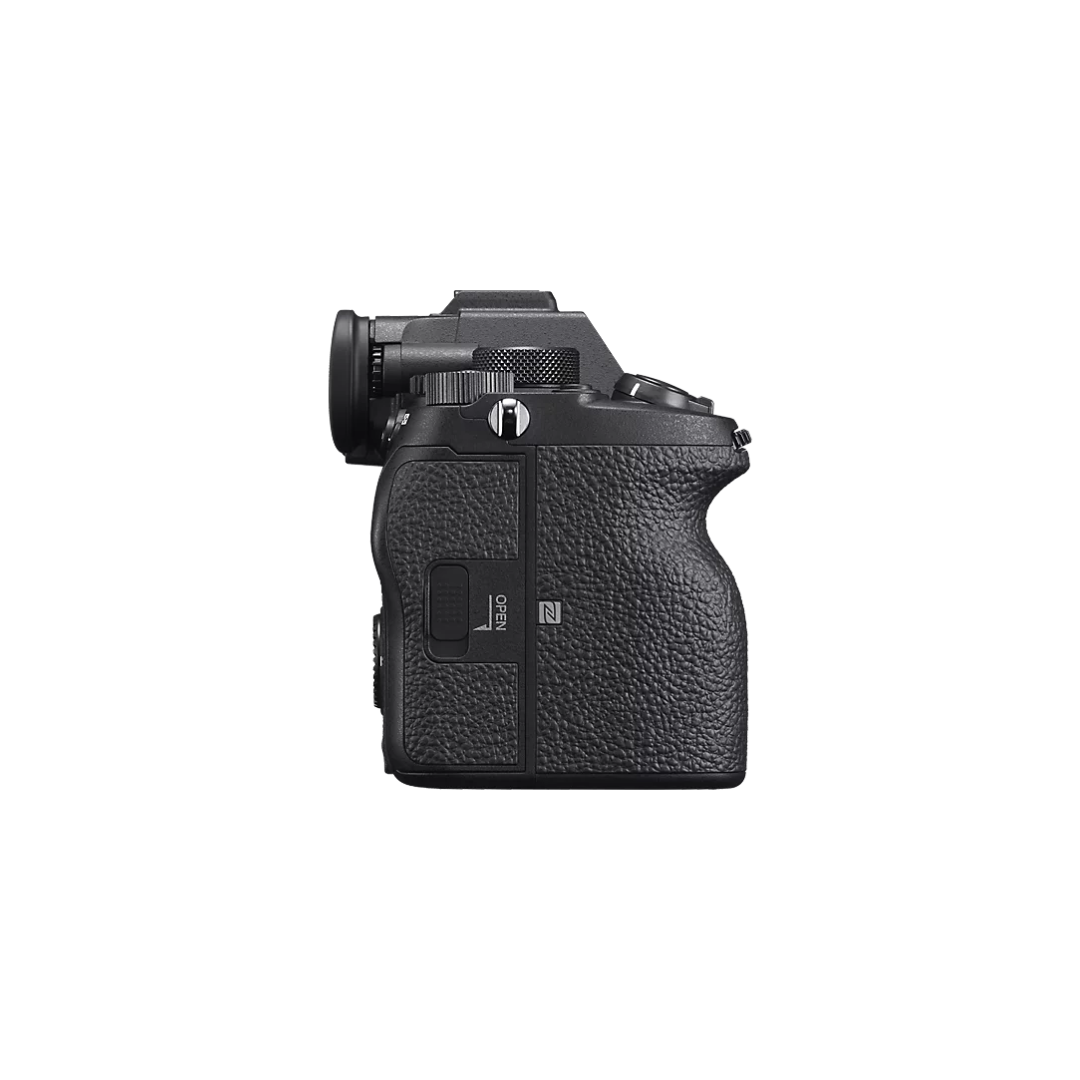 Used Sony Alpha ILCE-7SM3 Full-Frame Mirrorless Camera Body available at Camera Club with 12.1MP sensor, 4K video recording, and advanced low-light performance.