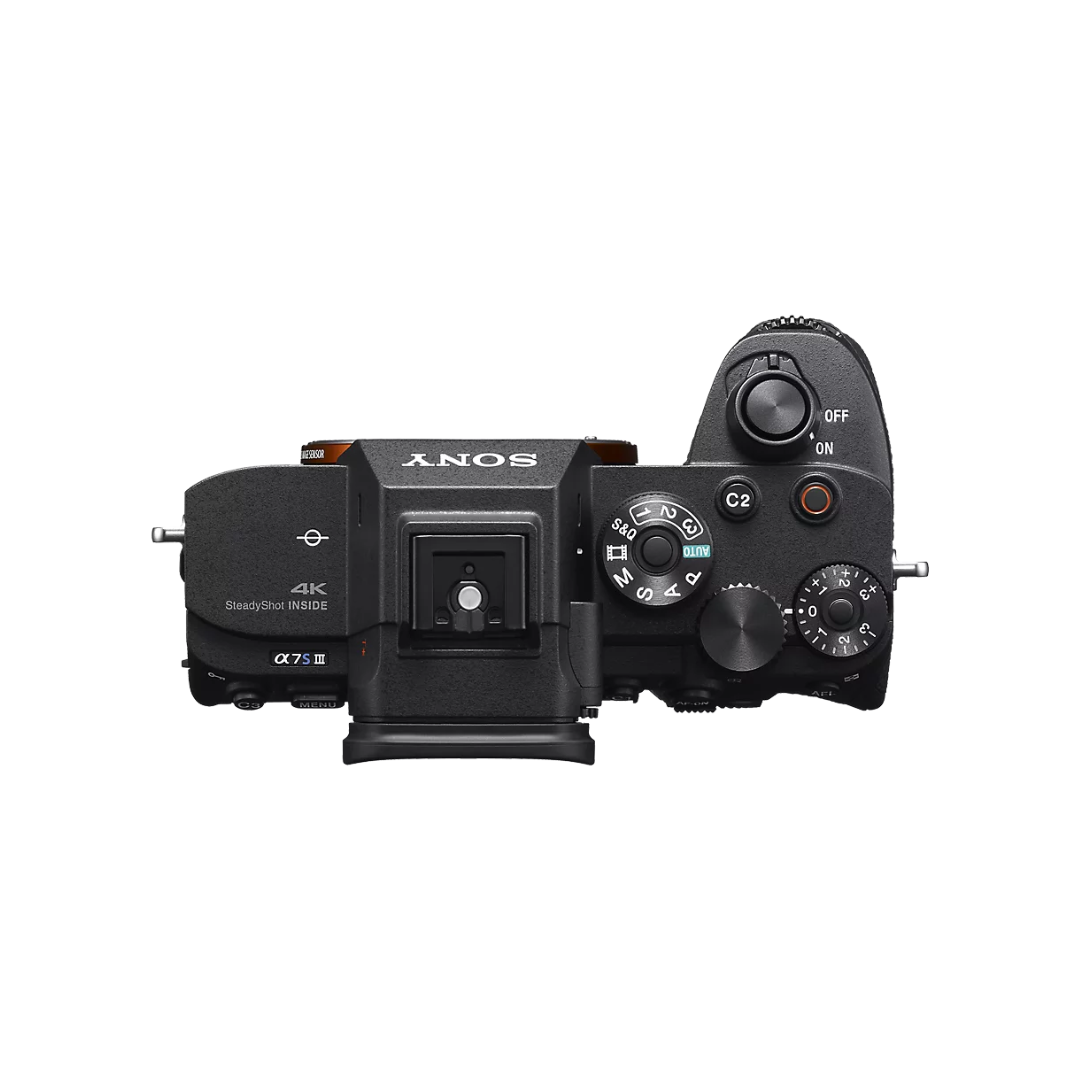 Used Sony Alpha ILCE-7SM3 Full-Frame Mirrorless Camera Body available at Camera Club with 12.1MP sensor, 4K video recording, and advanced low-light performance.