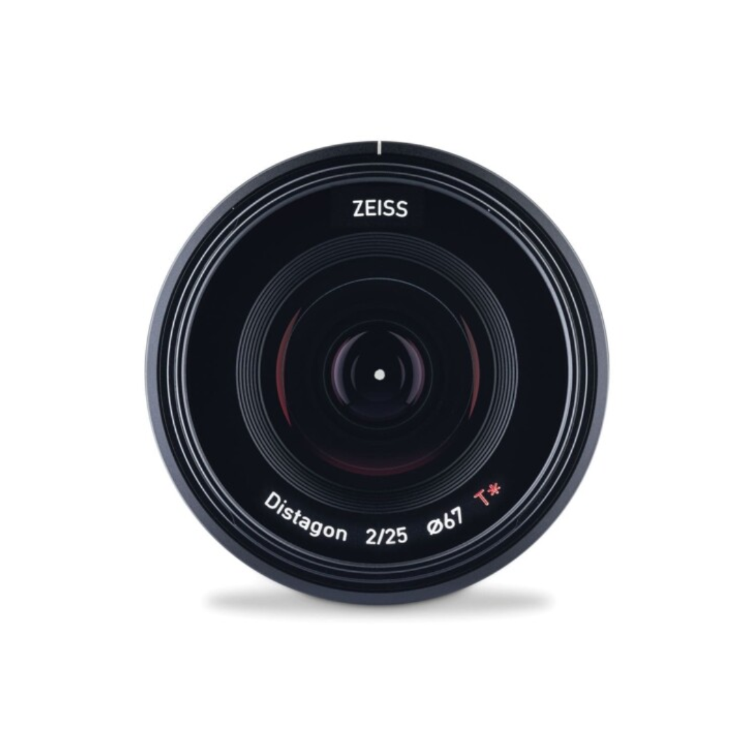 Unboxed ZEISS Batis 25mm f/2 wide-angle prime lens for Sony E-mount mirrorless cameras available at Camera Club.