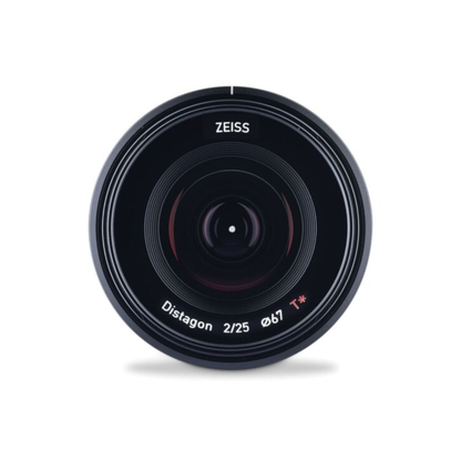 Unboxed ZEISS Batis 25mm f/2 wide-angle prime lens for Sony E-mount mirrorless cameras available at Camera Club.