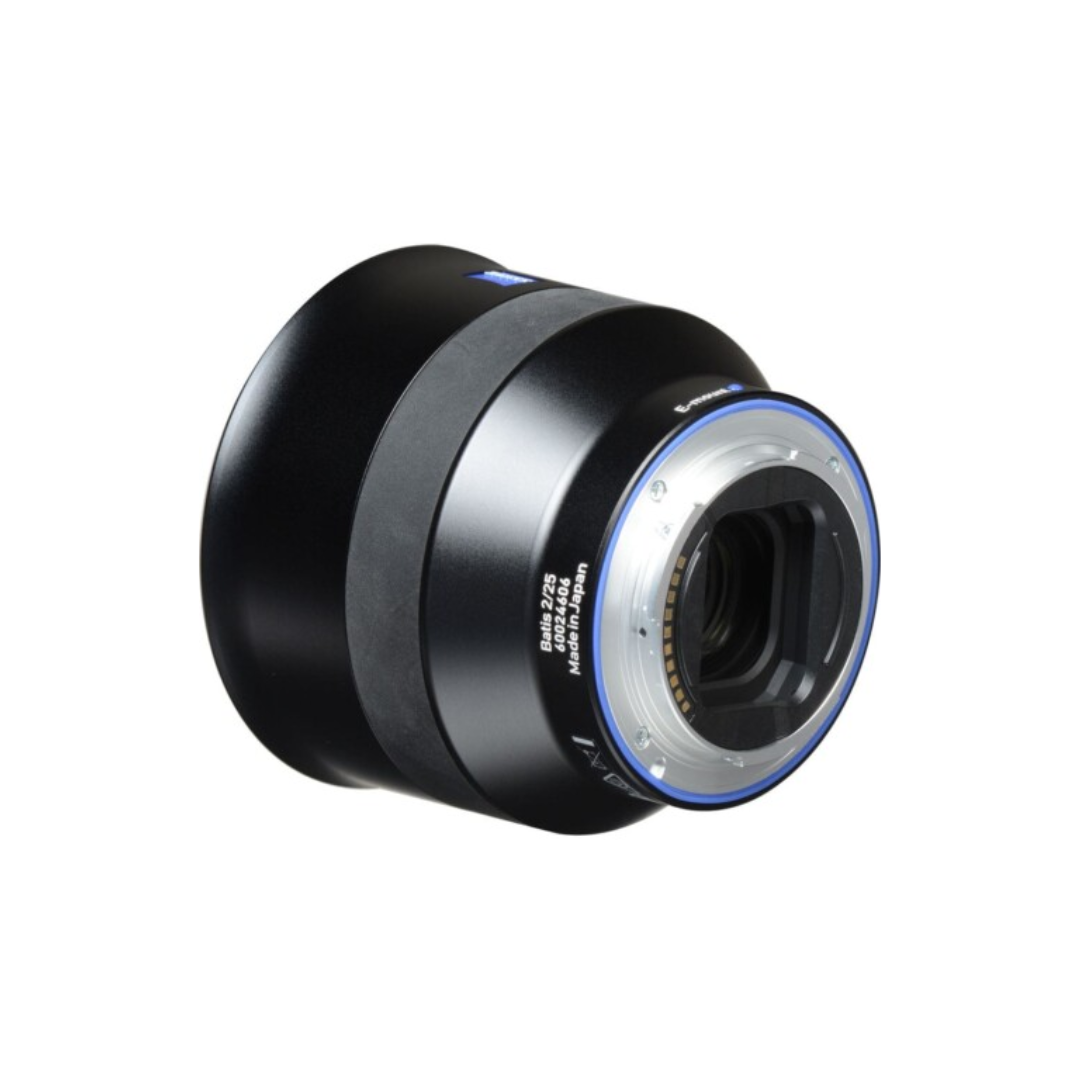 Unboxed ZEISS Batis 25mm f/2 wide-angle prime lens for Sony E-mount mirrorless cameras available at Camera Club.
