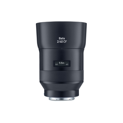 Unboxed ZEISS Batis 40mm f/2 CF autofocus lens for Sony E-mount mirrorless cameras available at Camera Club
