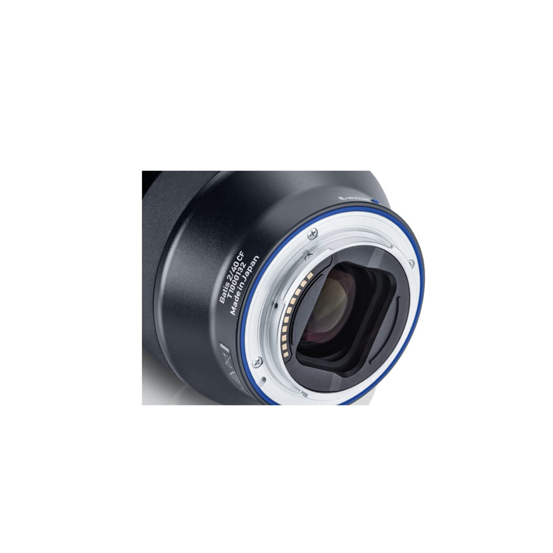 Unboxed ZEISS Batis 40mm f/2 CF autofocus lens for Sony E-mount mirrorless cameras available at Camera Club